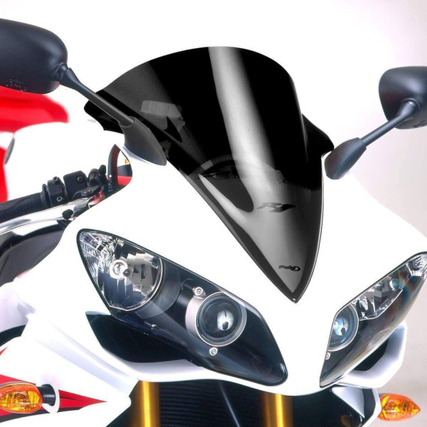 Puig Puig racing screen | black (opaque) | yamaha yzf-r1 2007>2008